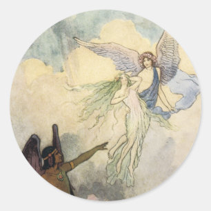 Sticker Rond Hors, t'as glacé des esprits, vole