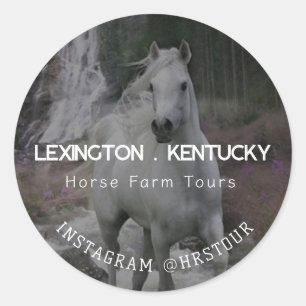 Sticker Rond Horse Farm Tours