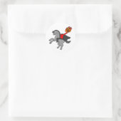 Sticker Rond Horseman sans tête (Sac)
