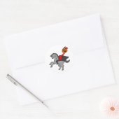 Sticker Rond Horseman sans tête (Enveloppe)