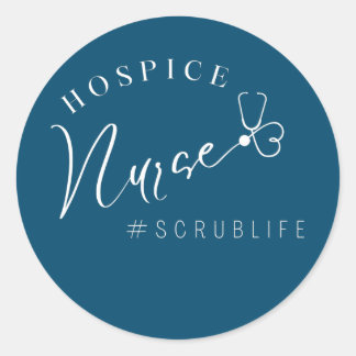 Sticker Rond Hospice Nurse Registered Nurse RN Emergency Room
