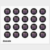 Sticker Rond Hospice Social Worker (Feuille)