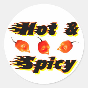 Sticker Rond Hot & Spicy /5