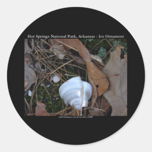 Sticker Rond Hot Springs National Park, AR - Cadeaux d'ornement