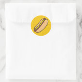 Sticker Rond Hotdog (Sac)
