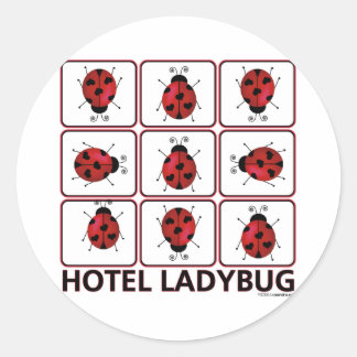 Sticker Rond Hôtel Ladybug