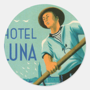 Sticker Rond Hotel Luna Venezia