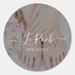 Sticker Rond Hôtel spa