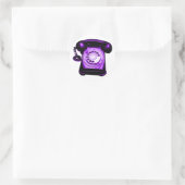 Sticker Rond Hotline Purple (Sac)