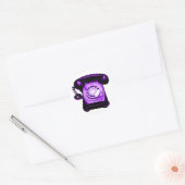Sticker Rond Hotline Purple (Enveloppe)