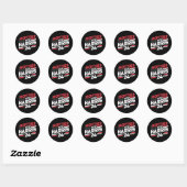 Sticker Rond Hotties For Harris 24 (Feuille)