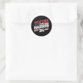 Sticker Rond Hotties For Harris 24 (Sac)