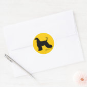 Sticker Rond Hound afghan (Enveloppe)