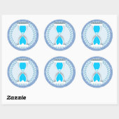 Sticker Rond Hourglass (Feuille)
