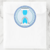 Sticker Rond Hourglass (Sac)