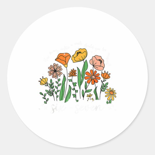 Sticker Rond How Many Night A Week Should You Be Reading 67 Mem (Devant)