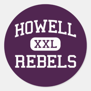 Sticker Rond Howell - rebelles - haut - New Jersey de