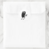 Sticker Rond Howl et Chill d'automne (Sac)