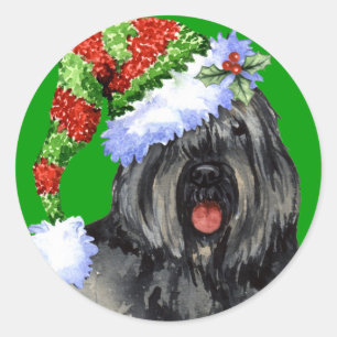 Sticker Rond Howliday heureux Bouvier