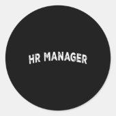 Sticker Rond Hr Manager  (Devant)