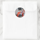 Sticker Rond HRH Duke d'Édimbourg (Sac)
