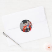 Sticker Rond HRH Duke d'Édimbourg (Enveloppe)