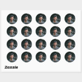 Sticker Rond HRH Prince Charles (Feuille)