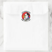 Sticker Rond HSL-51 Seigneurs de guerre (Sac)