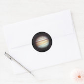 Sticker Rond Hubble Jupiter (Enveloppe)