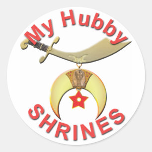 STICKER ROND HUBBY SHRINES