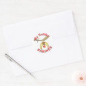 STICKER ROND HUBBY SHRINES (Enveloppe)