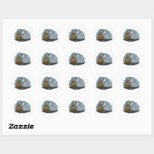 Sticker Rond Huddle (Feuille)