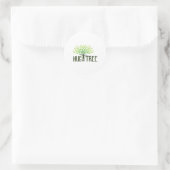 Sticker Rond Hug A Tree - Jour des terres Hugger Tree Save Eart (Sac)