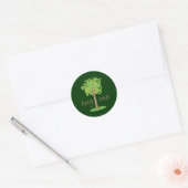 Sticker Rond Hugger d'arbre (Enveloppe)