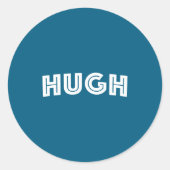 Sticker Rond Hugh  (Devant)