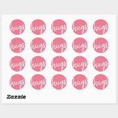 Sticker Rond Hugs x (Feuille)