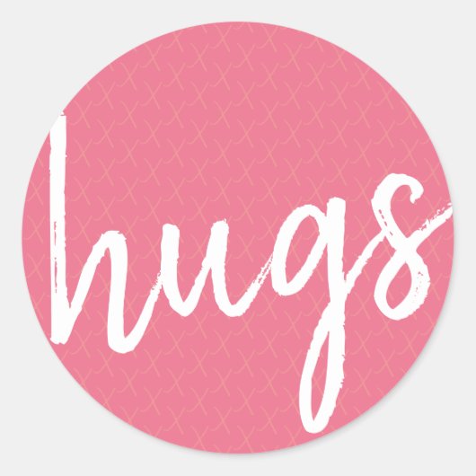 Sticker Rond Hugs x (Devant)