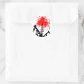 Sticker Rond Huile de sang (Sac)