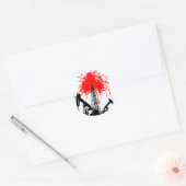 Sticker Rond Huile de sang (Enveloppe)