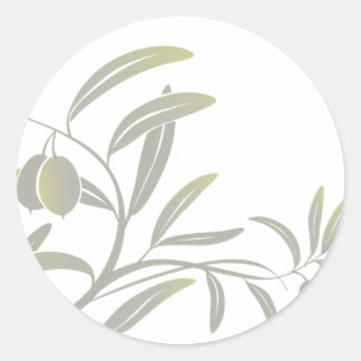 Sticker Rond huile d'olive