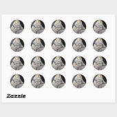 Sticker Rond Huile d'ours (Feuille)
