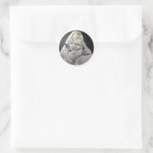 Sticker Rond Huile d'ours (Sac)