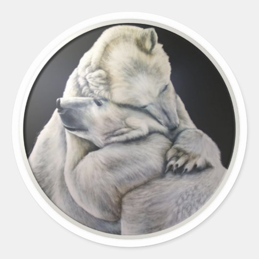 Sticker Rond Huile d'ours (Devant)