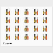 Sticker Rond Huiles infusées (Feuille)