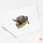 Sticker Rond Huit nuits (Enveloppe)