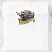 Sticker Rond Huit nuits (Sac)