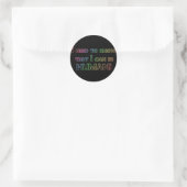 Sticker Rond humain (Sac)