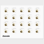 Sticker Rond Humble Bumble (Feuille)