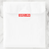 Sticker Rond Humble Timbre (Sac)