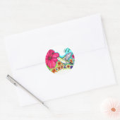 Sticker Rond Humming Bird (Enveloppe)